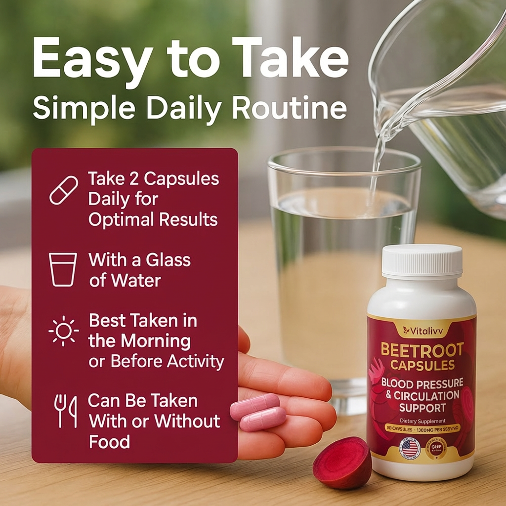 Vitalivv Beetroot Capsules For BP