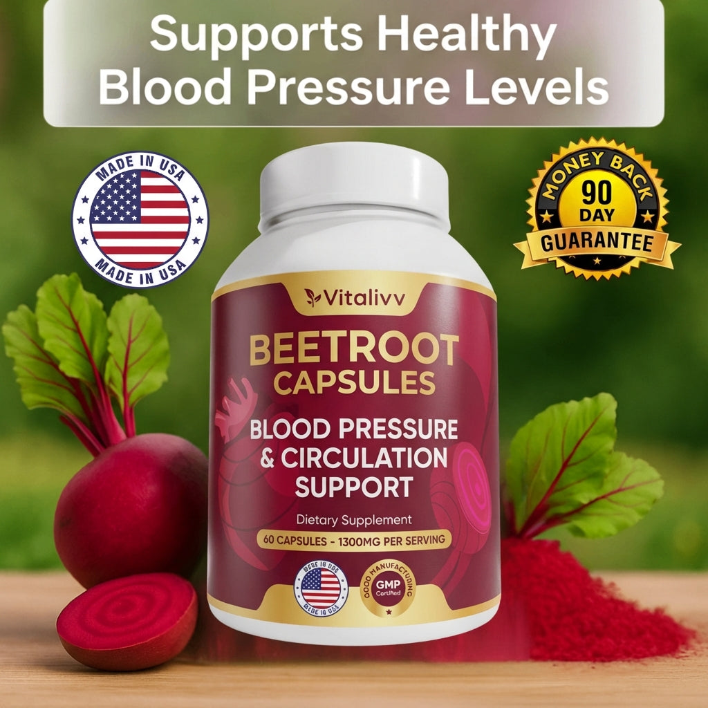 Vitalivv Beetroot Capsules For BP