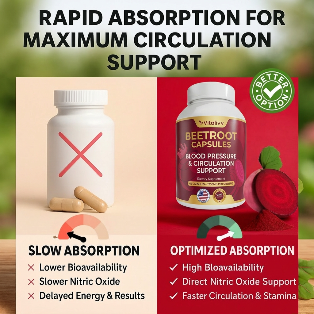 Vitalivv Beetroot Capsules For BP